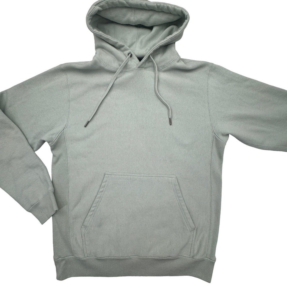 Maison Article Heavy Weight Hoodie Medium Green Pullover Kangaroo Pocket
